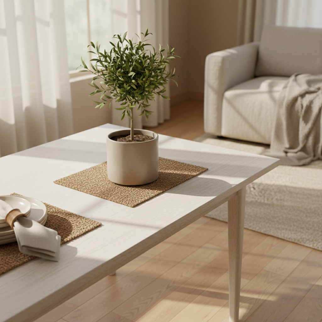 Matte Cylindrical Ceramic Planter