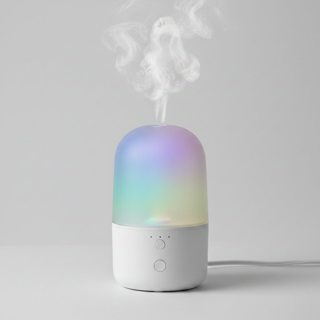 Color-Changing LED Ultrasonic Mist Diffuser