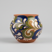 Hand-Painted Decorative Plant Pot
