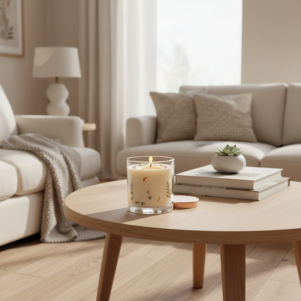 Fragranced Candle in Glass Jar