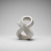 Modern Abstract Ceramic Art Piece