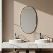 Oval Vanity Wall Mirror for Bathroom