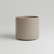 Matte Cylindrical Ceramic Planter