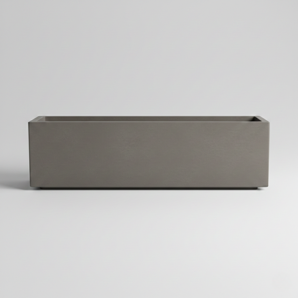 Rectangular Outdoor Window Planter Box